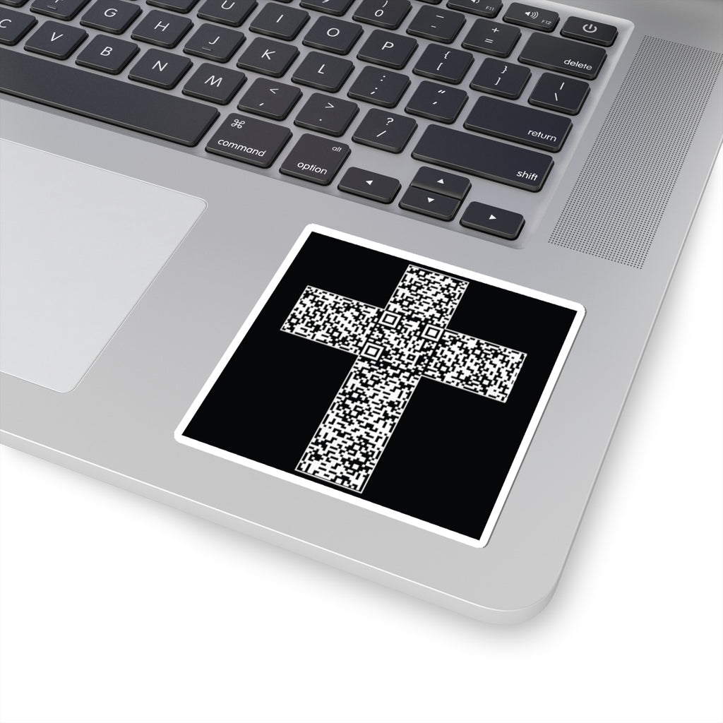 Black Faithscan Sticker