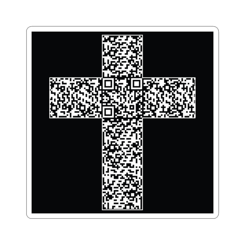 Black Faithscan Sticker