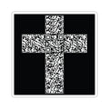 Black Faithscan Sticker